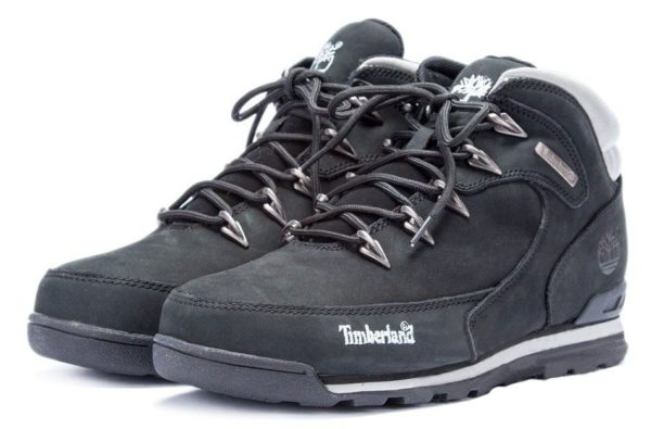 Черные ботинки Timberland