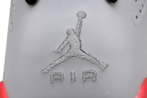 Nike Air Jordan 6 белые с красным (35-45)