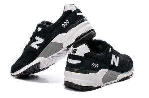 Кроссовки New Balance 999 черные с белым (36-44)