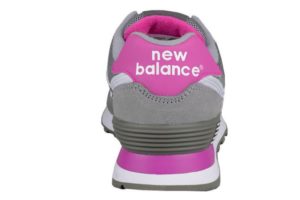 New Balance 574 серые с розовым (36-40)