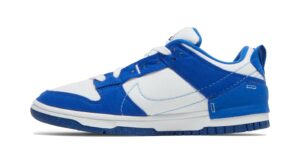 Nike Dunk Low Disrupt 2 синие с белым нубук мужские-женские (40-44)